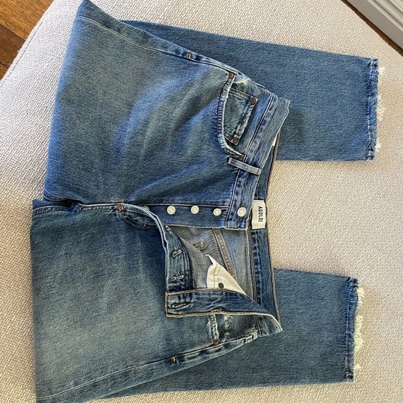 ✨ Agolde 90’s Pinch Waist High‑Rise Straight Leg Jeans – Women’s Size 30 - Picture 4 of 7